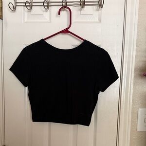 Wild Fable Black Crop Top